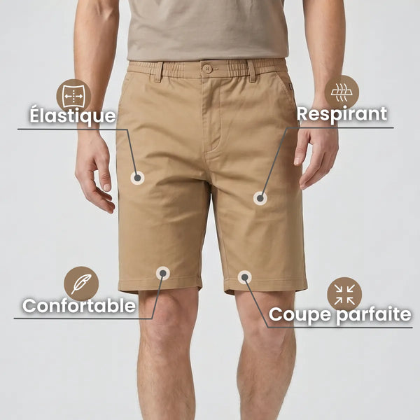 Nivafit™ — Stretch-Shorts aus Baumwolle für maximale Bewegungsfreiheit